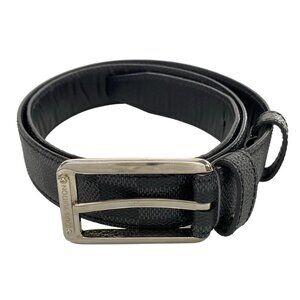 Auth LOUIS VUITTON Ceinture Le Force 30MM Damier Graphite M9636V Black Gray